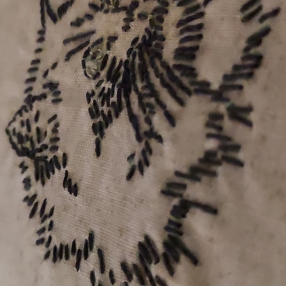 Vintage Handmade Embroidered Black Cat Disc Piece - Picture 5 of 5